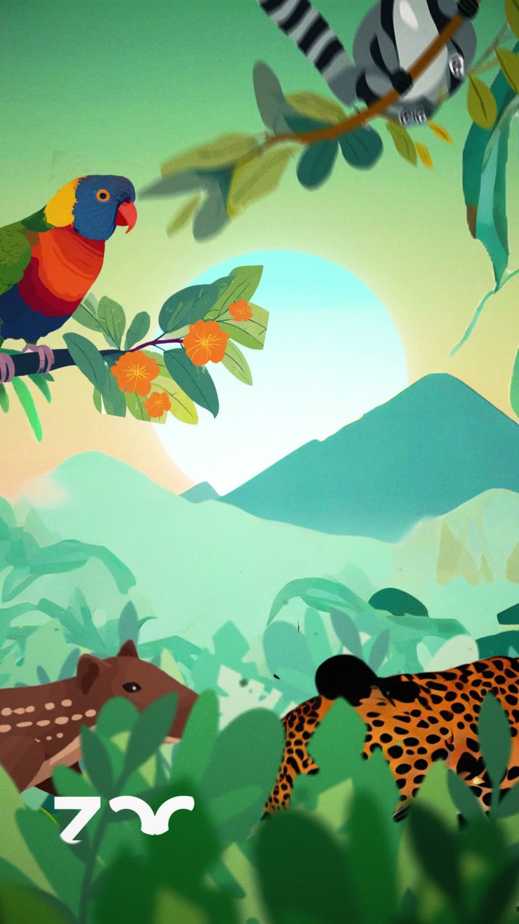 Motion design illustré animalier « Un soigneur, un animal », hors série motion